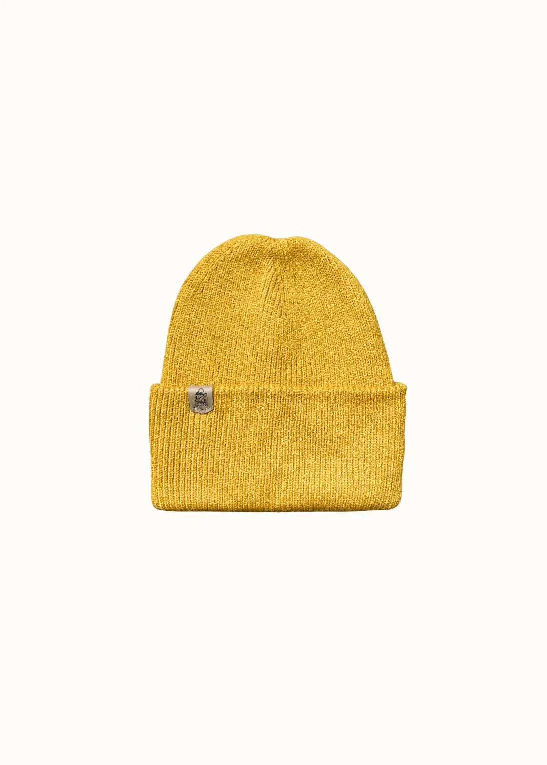 Super Soft Recycled Beanie Hat in Mustard - Junkbox Apparel