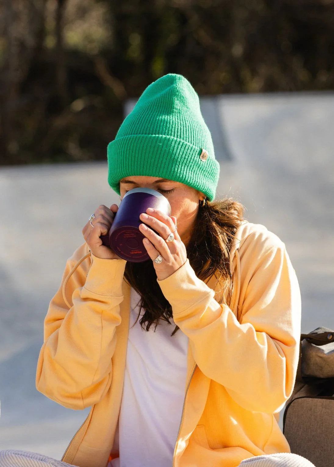 KellyGreenBeanie_3 - Junkbox Apparel