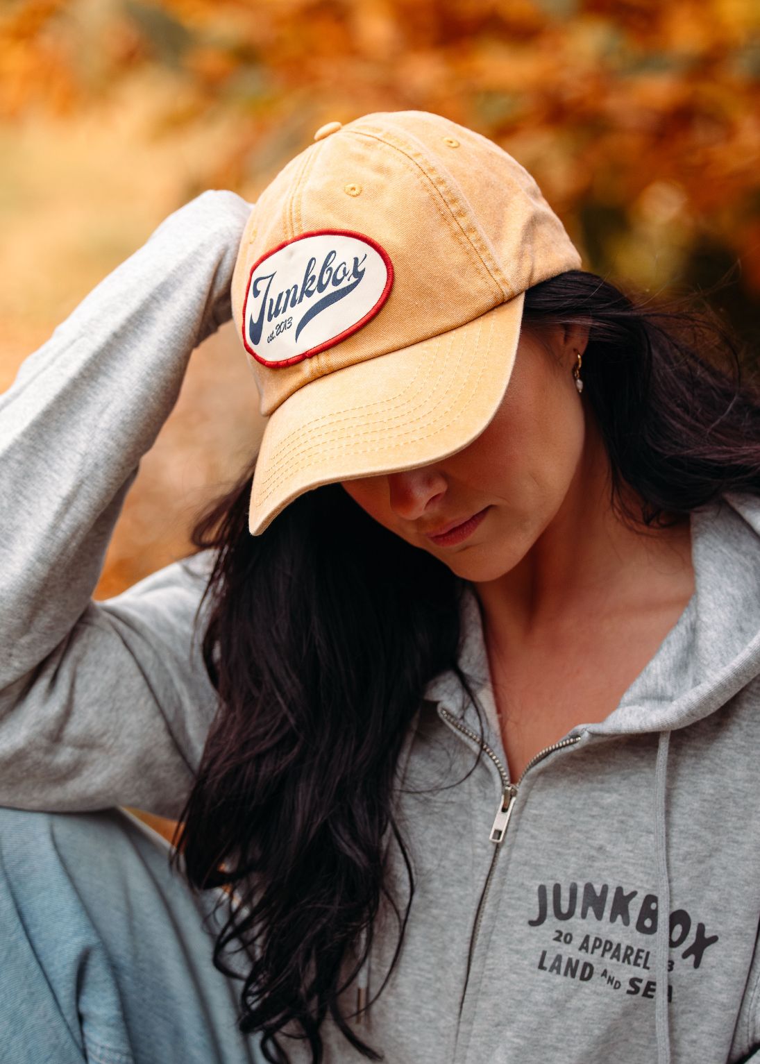 Mechanics Vintage Mustard Baseball Cap - Junkbox Apparel