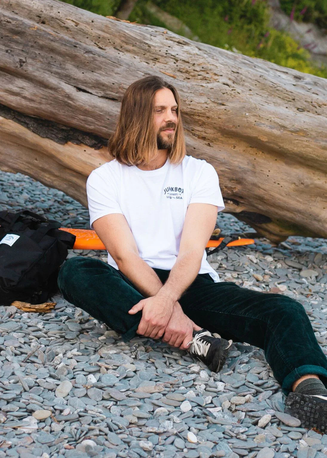 WhiteorganicTshirt-5 - Junkbox Apparel