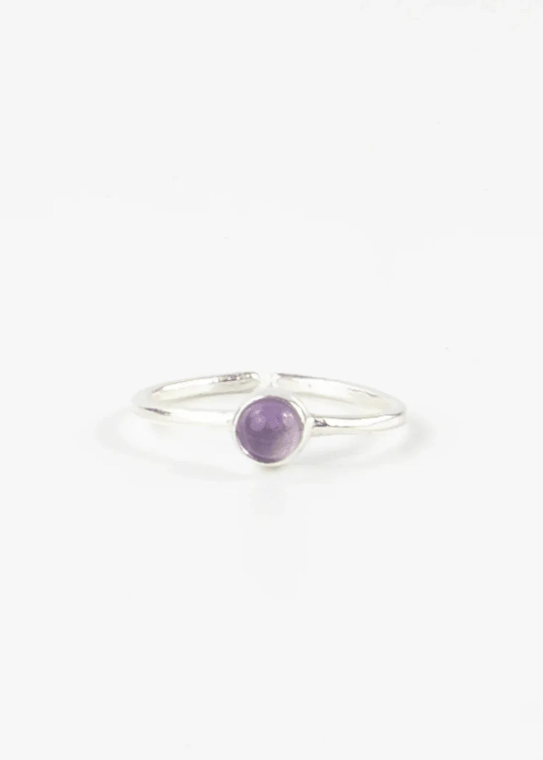 Amethyst Stone Ring - Junkbox Apparel