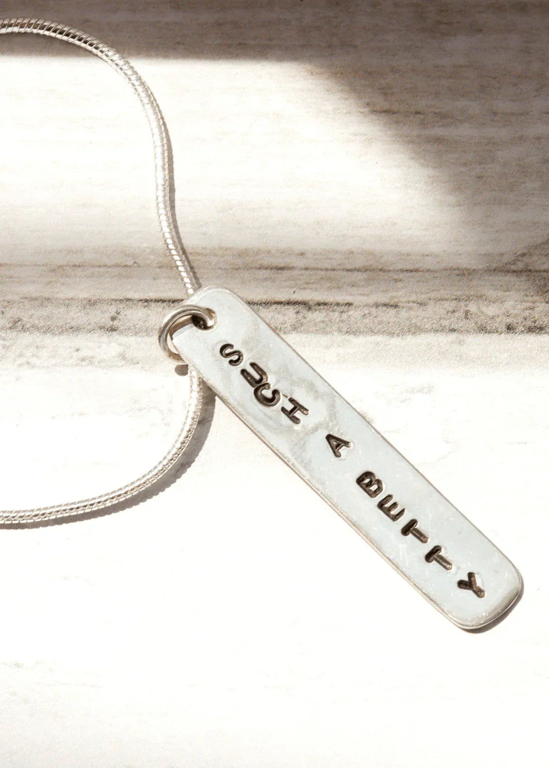 'SUCH A BETTY' Sterling Silver Necklace - Junkbox Apparel