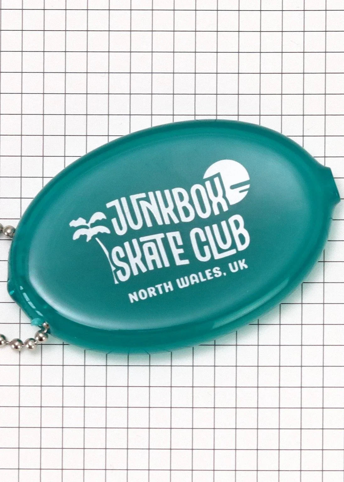 Coin Purse in Translucent Teal - Junkbox Apparel