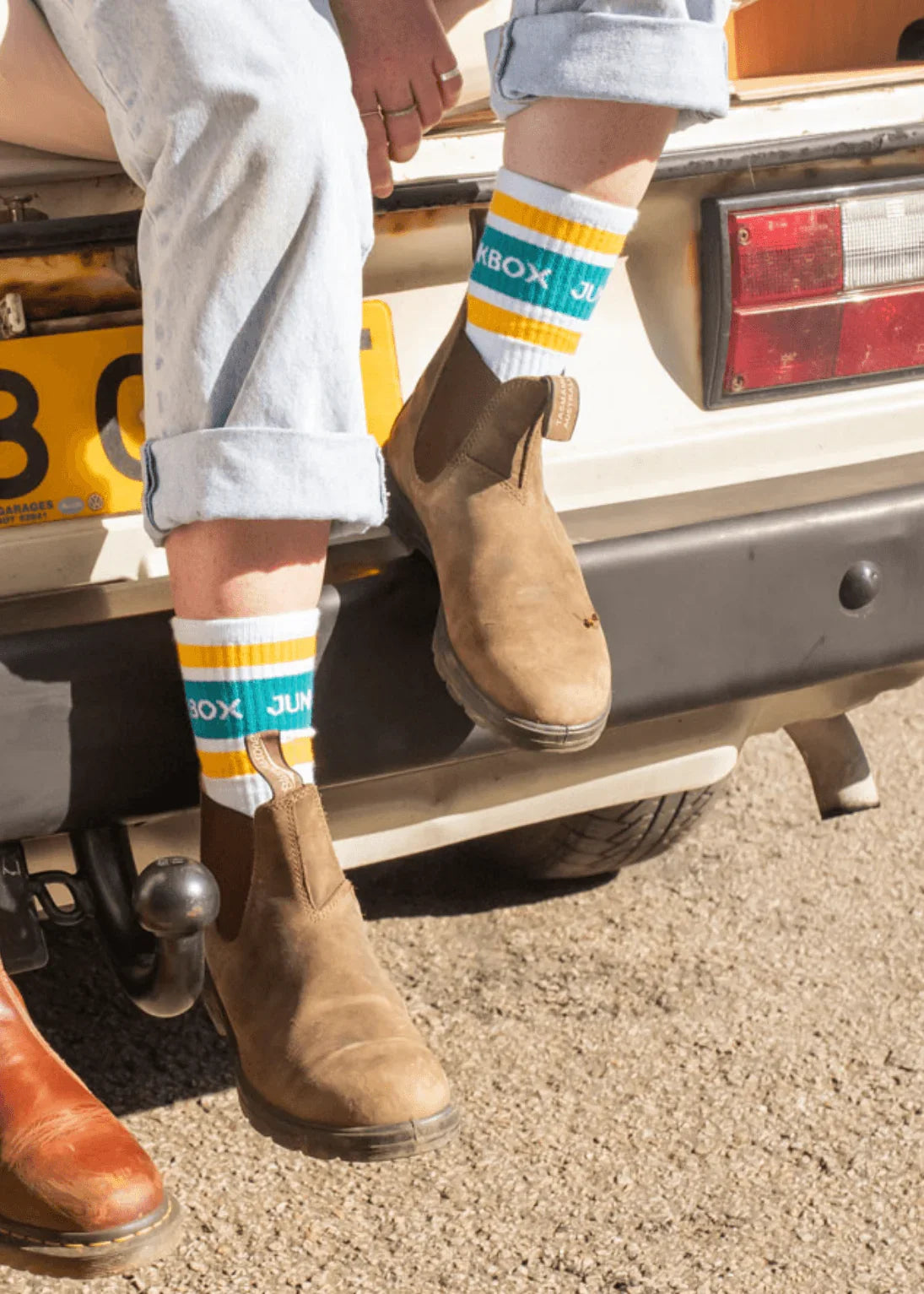 crew-socks-in-mustard-and-teal-junkbox-apparel-3 - Junkbox Apparel