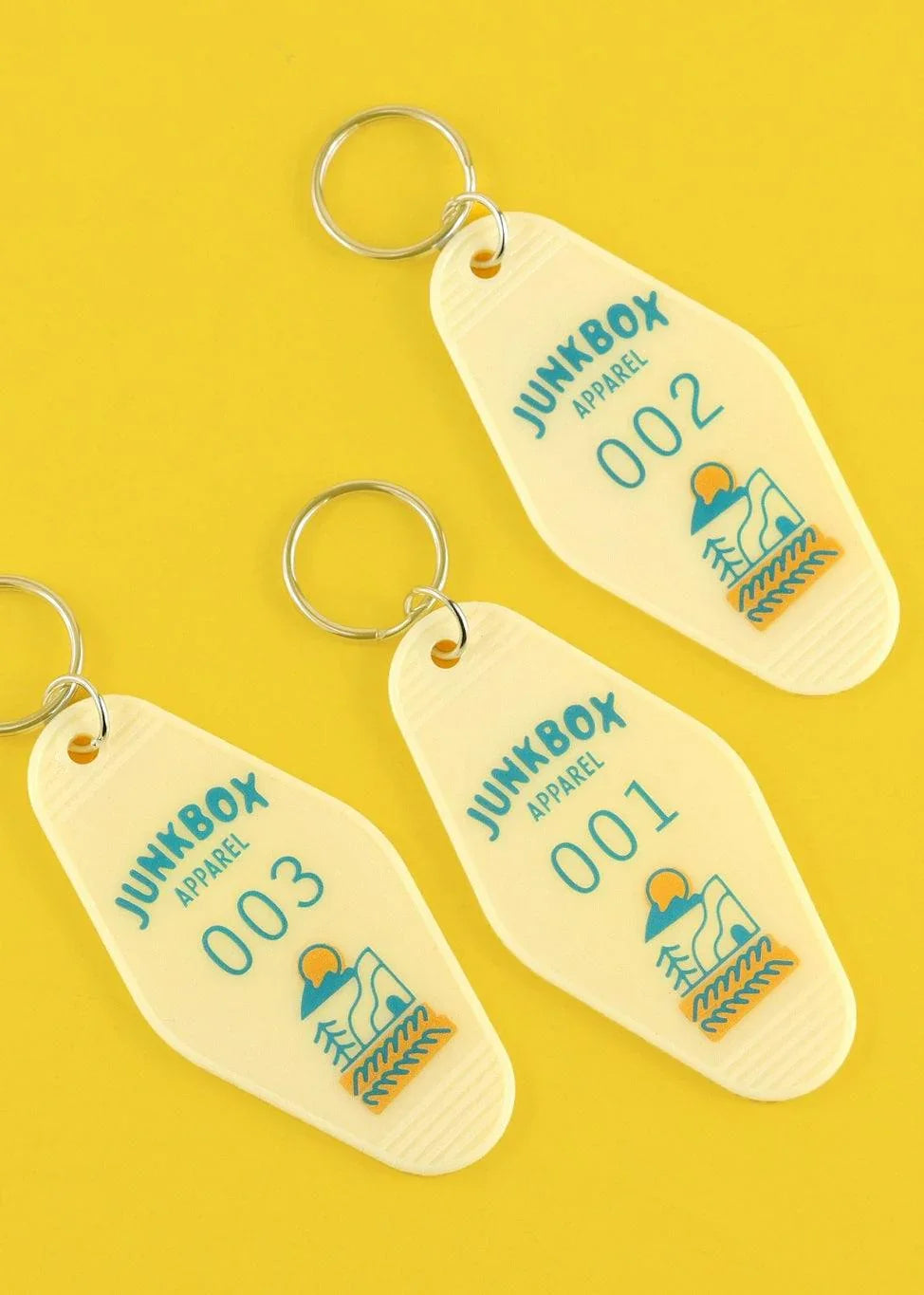 new-wave-cream-motel-key-fob-junkbox-apparel-2 - Junkbox Apparel