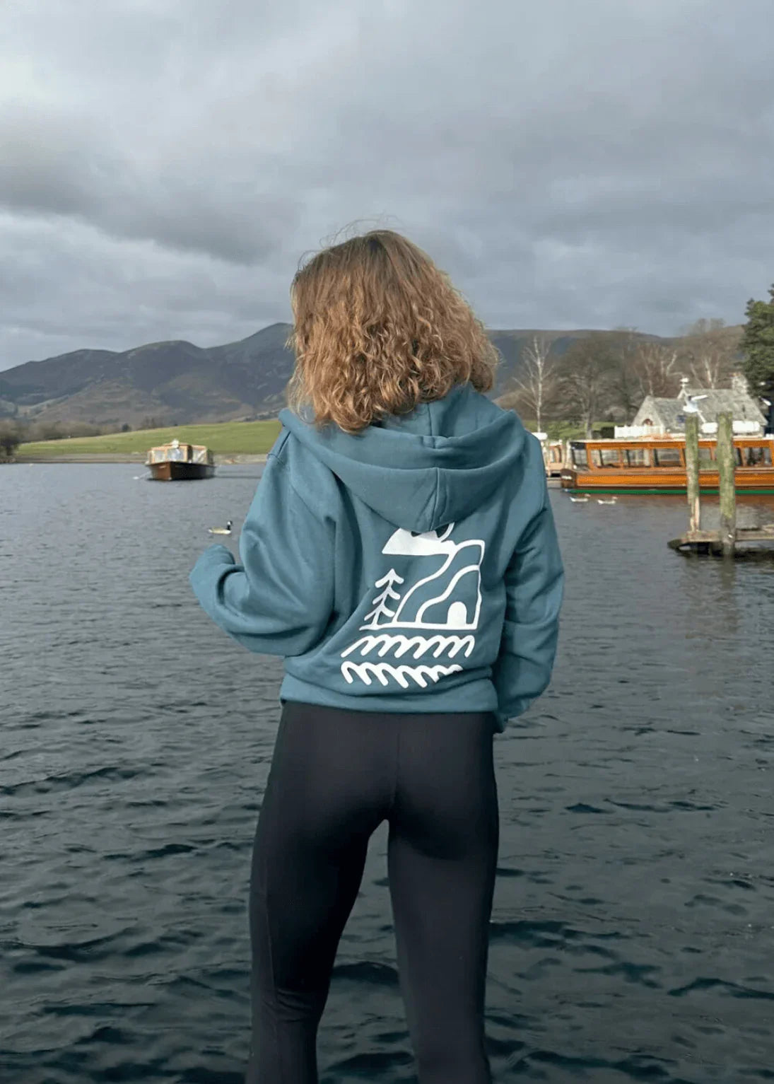 new-wave-teal-organic-zip-hoodie-junkbox-apparel-4 - Junkbox Apparel