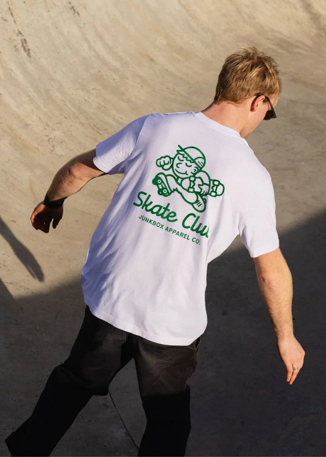 Billy White Organic Tshirt - Junkbox Apparel