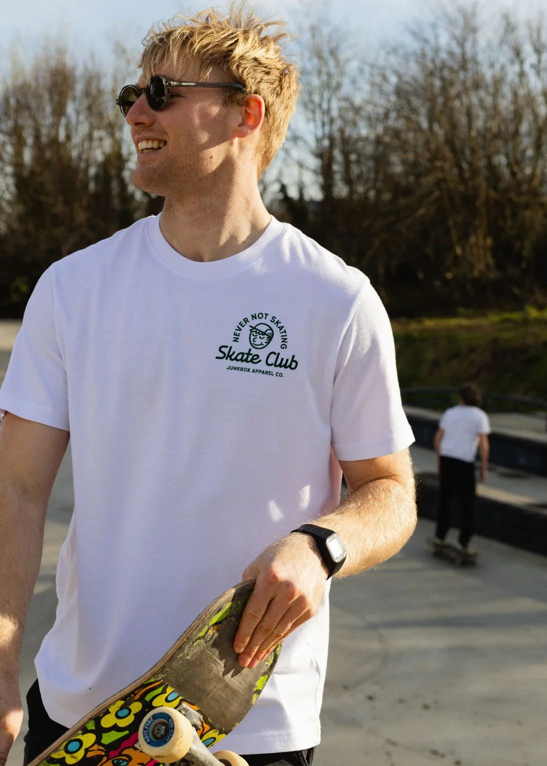 Billy White Organic Tshirt - Junkbox Apparel
