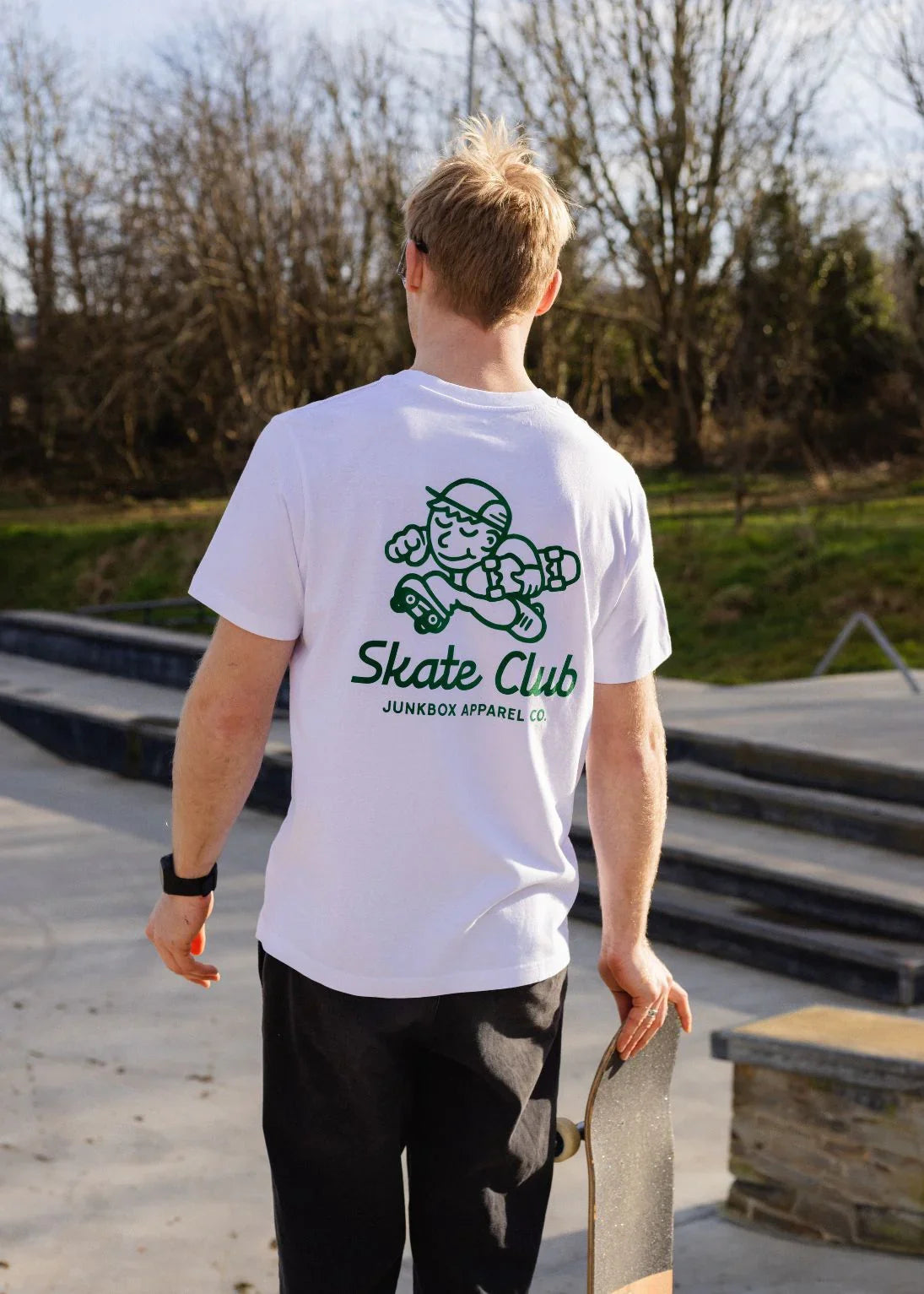 Billy White Organic Tshirt - Junkbox Apparel