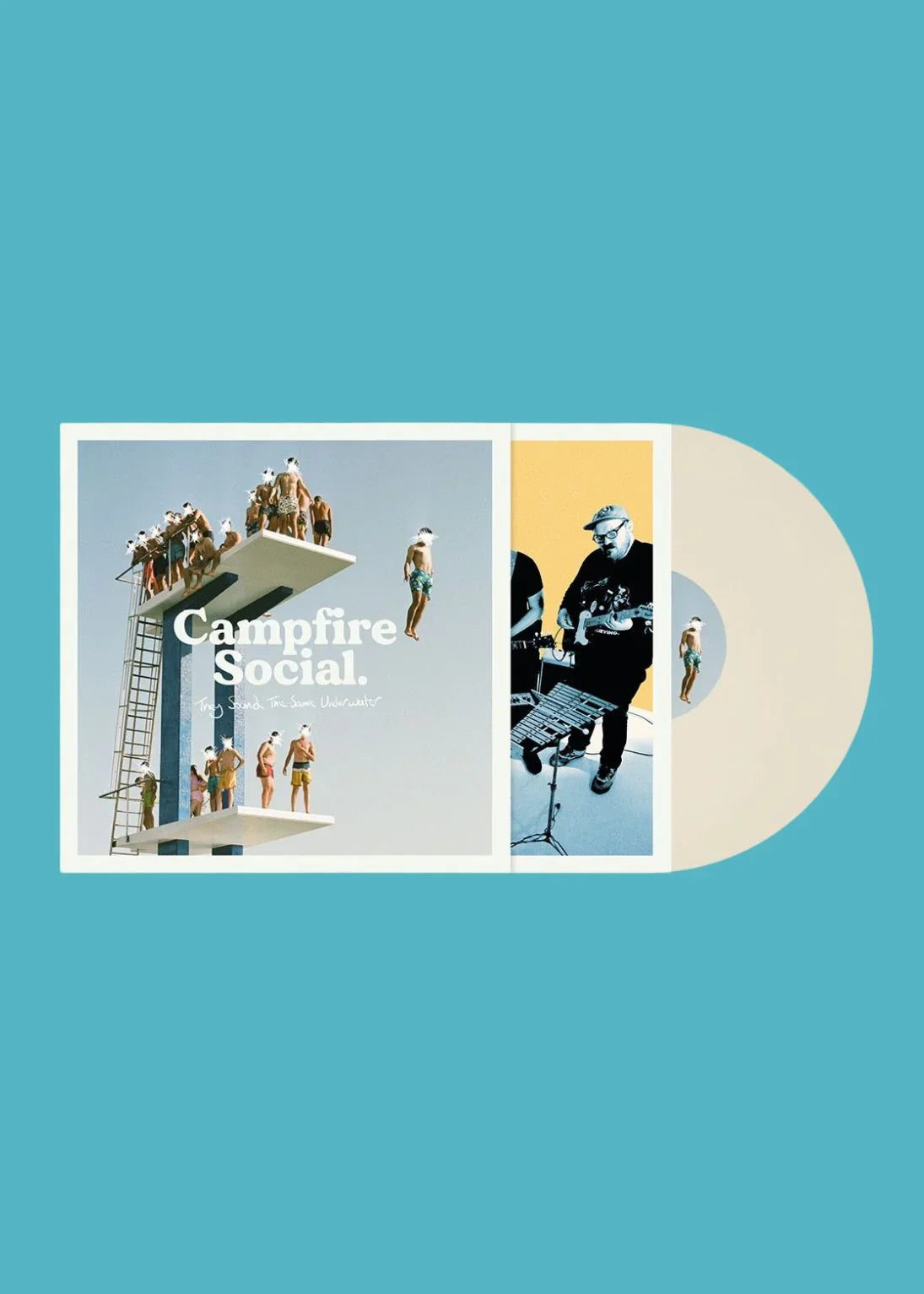 Campfire Social - They Sound The Same Underwater 180g Cream Vinyl - Junkbox Apparel