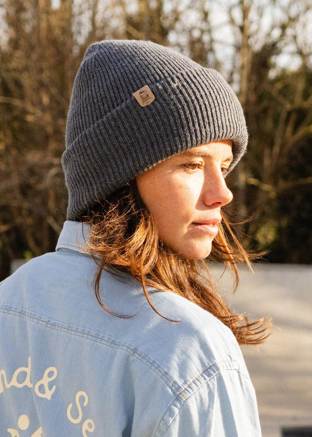 Super Soft Recycled Beanie Hat in Charcoal Grey - Junkbox Apparel