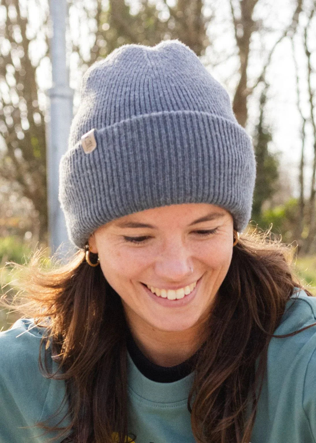 Super Soft Recycled Beanie Hat in Charcoal Grey - Junkbox Apparel