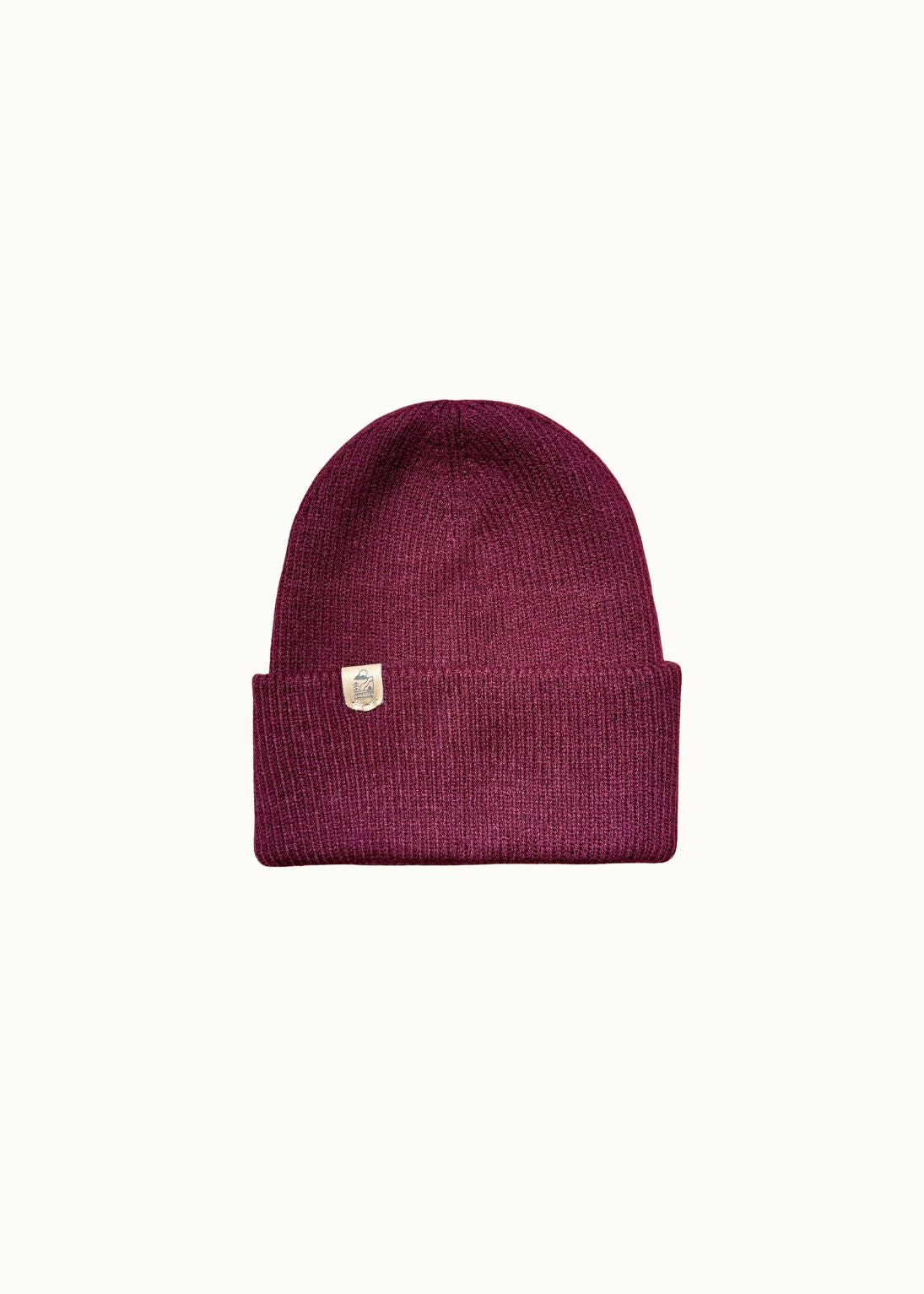 Super Soft Recycled Beanie Hat in Burgundy