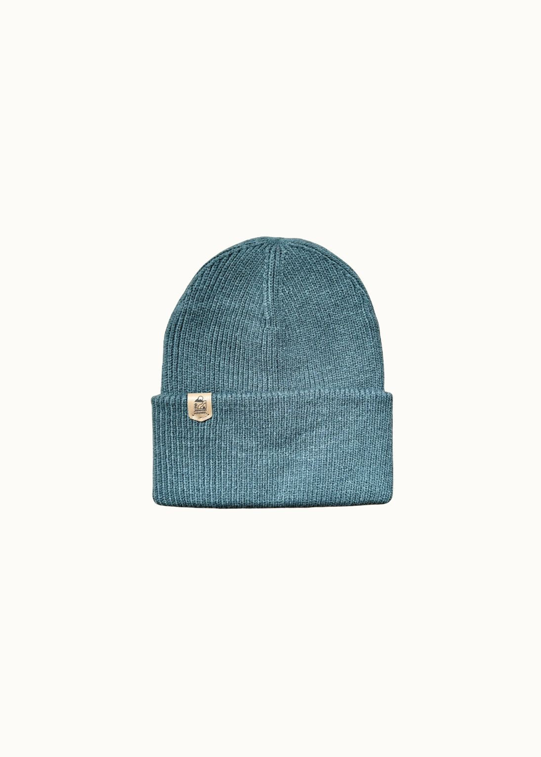 Super Soft Recycled Beanie Hat in Marine Green - Junkbox Apparel