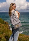 Junkbox light grey recycled classic backpack