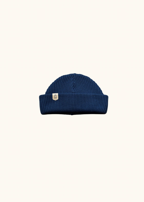 Sample Fisherman Beanie Hat in Navy