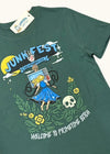 'Junkfest' 2024 Oversized Bay Green Organic Tshirt