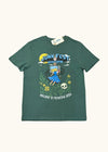 'Junkfest' 2024 Oversized Bay Green Organic Tshirt