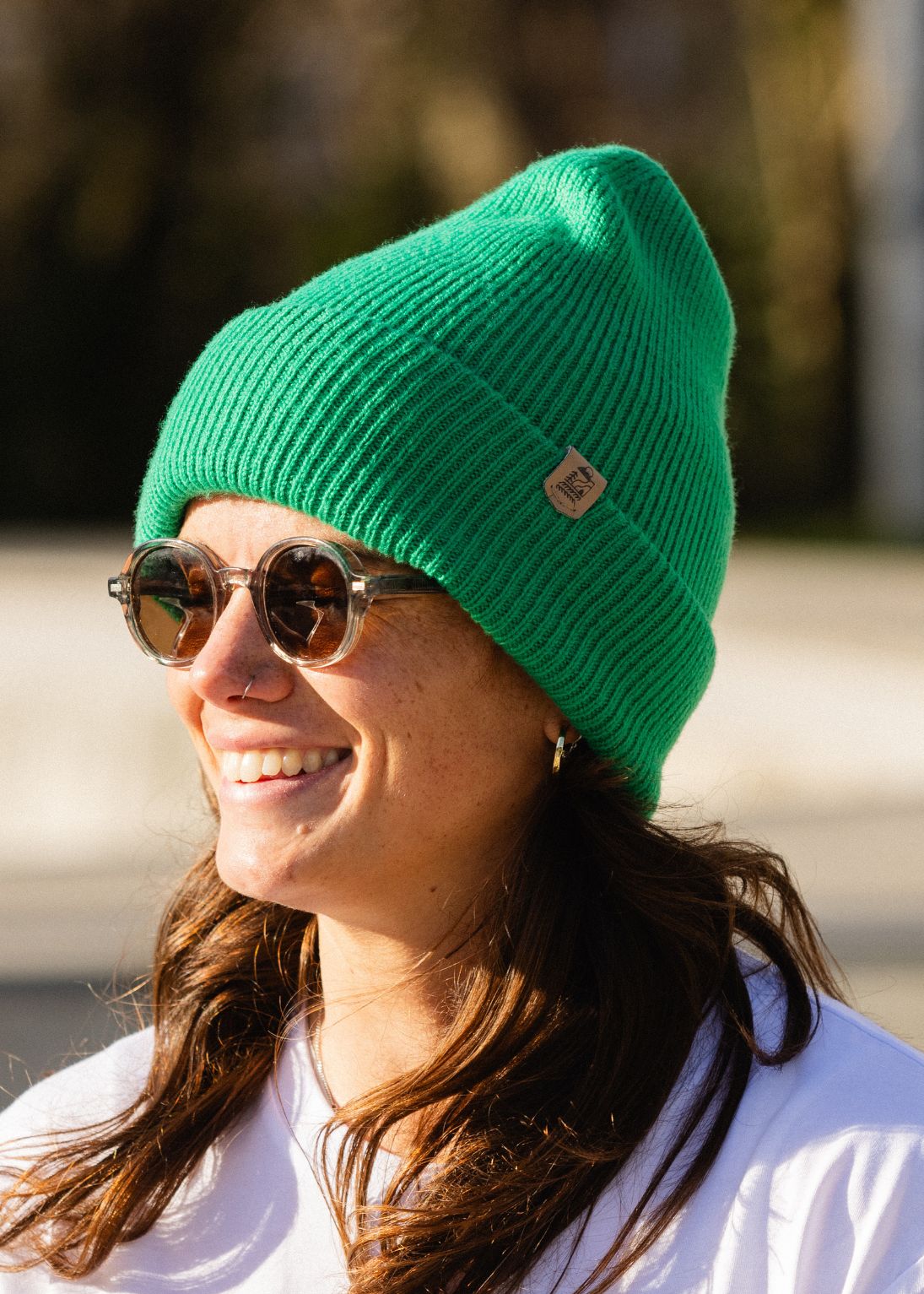 Junkbox Kelly Green Super Soft Beanie Hat