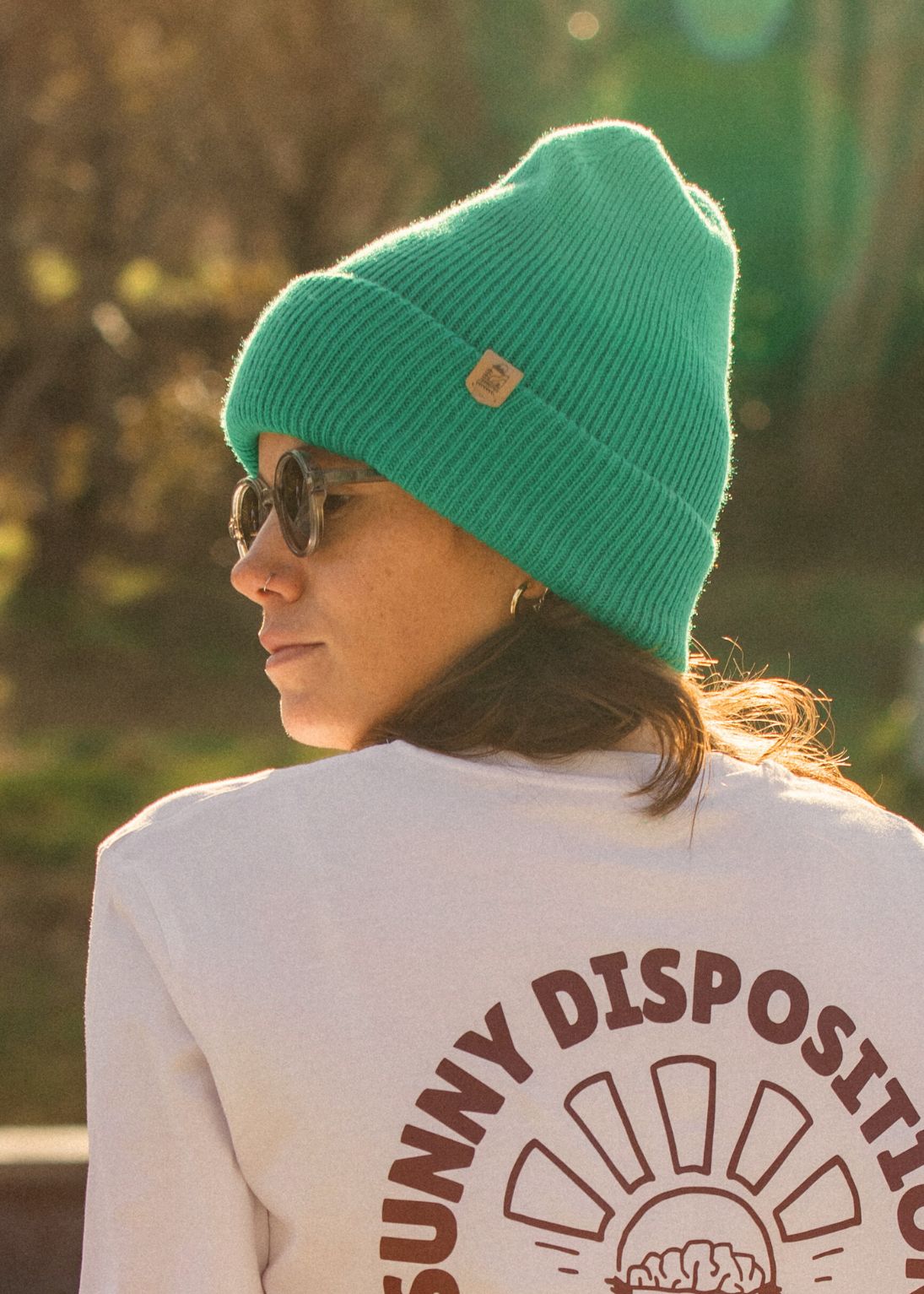 Junkbox Kelly Green Super Soft Beanie Hat