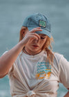 Junkbox light blue denim baseball cap