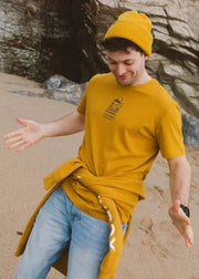 junkbox mustard organic classic unisex tshirt