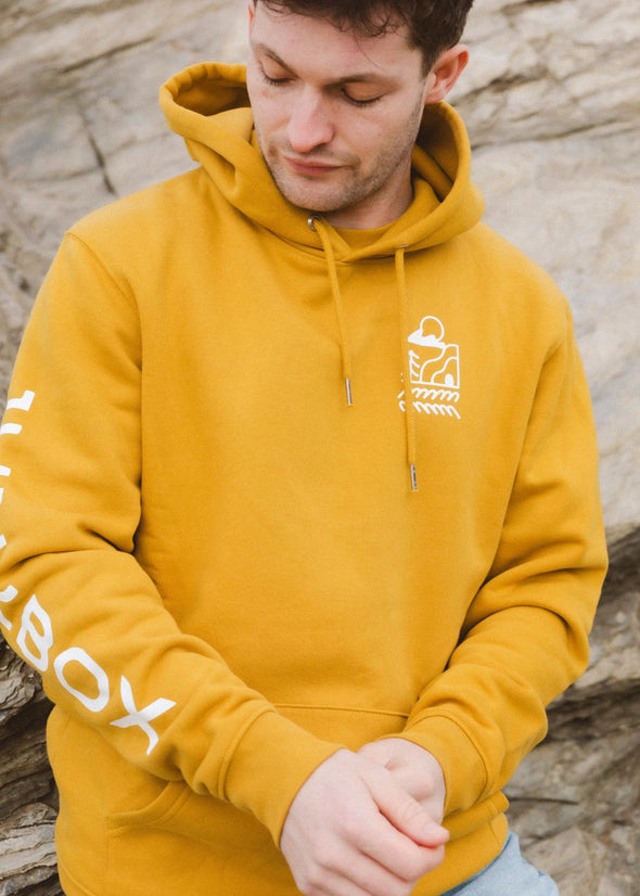 Junkbox mustard organic hoodie