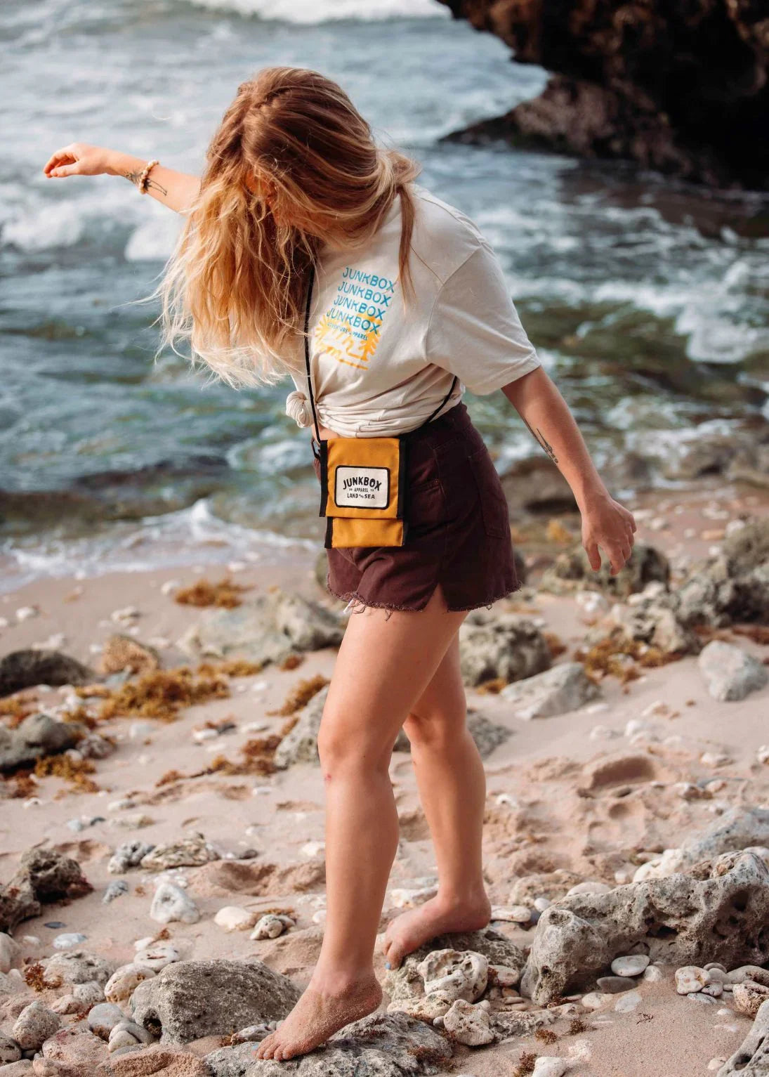 Mustard_recycled_pouch - Junkbox Apparel