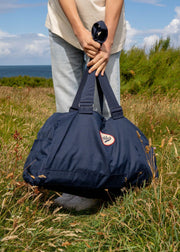 Junkbox navy recycled holdall
