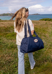 Junkbox navy recycled holdall