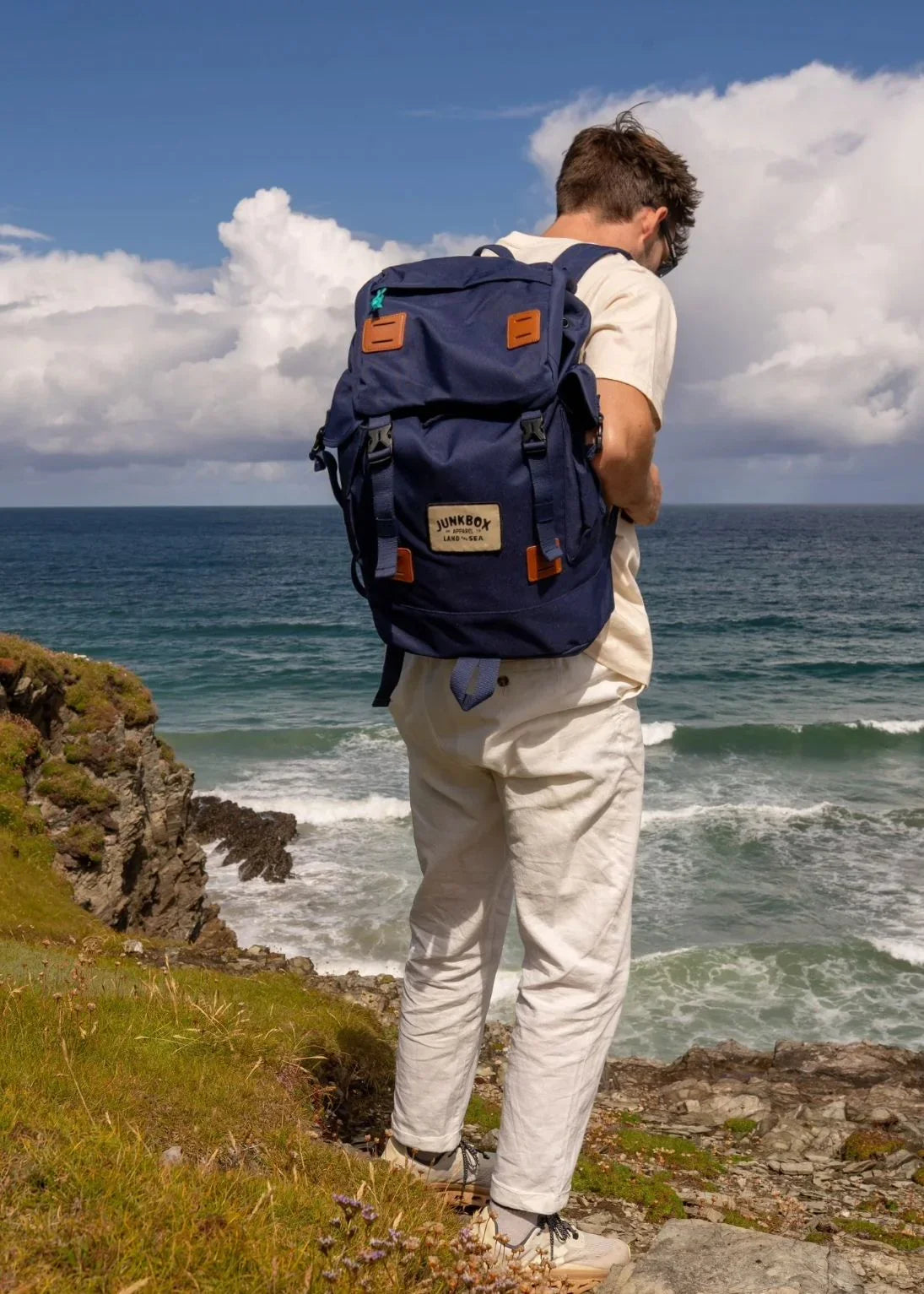 Navy_Explorer_Backpack - Junkbox Apparel