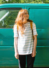 Classic Duck Egg Blue & White Stripe Tshirt