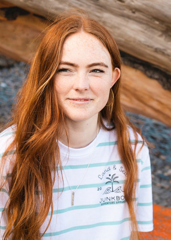 Classic Duck Egg Blue & White Stripe Tshirt