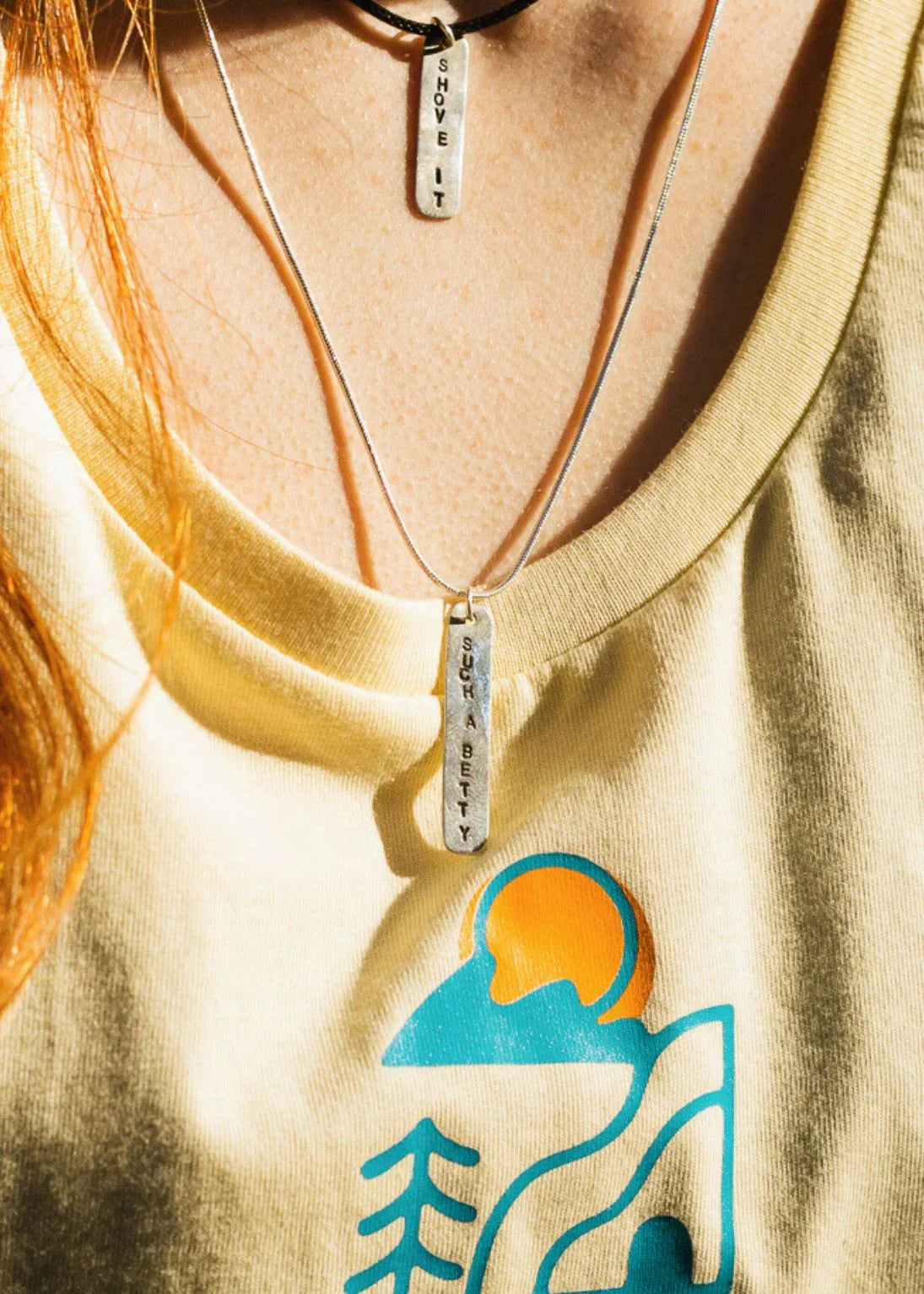 Such_a_Betty_Silver_Pendant_Necklace - Junkbox Apparel