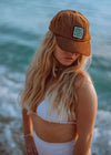 Junkbox tan cord baseball cap