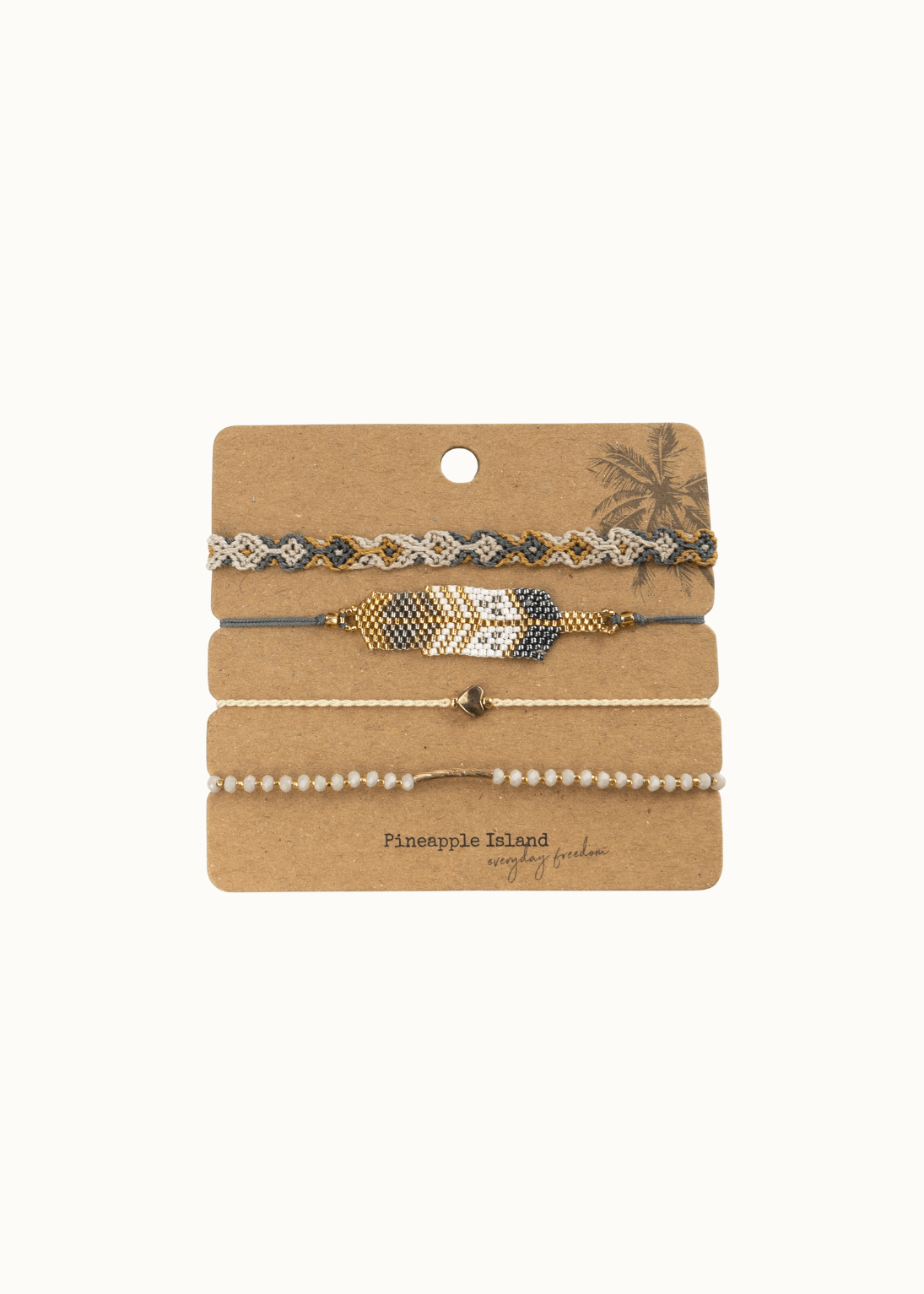 Bondi Soul Gold Bracelet Set - Junkbox Apparel