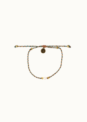 Bora Plaited Orange Pearl Bracelet - Junkbox Apparel