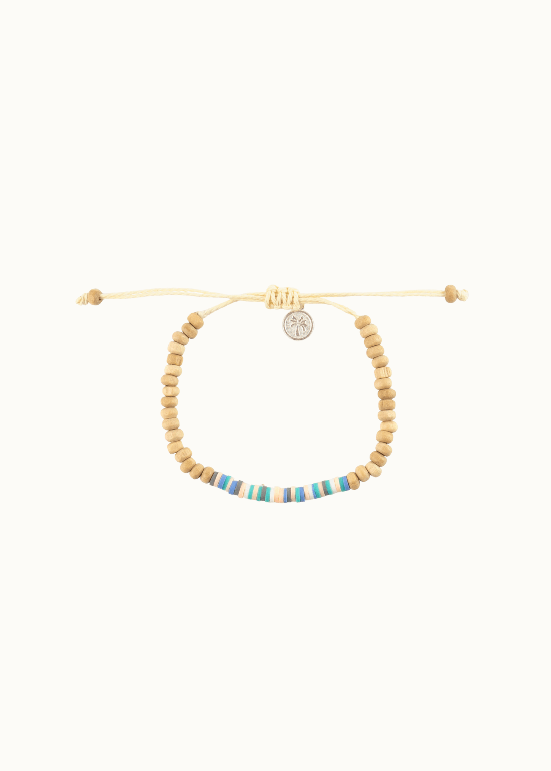 Cakrawala Pastel Clay Disc Bracelet - Junkbox Apparel