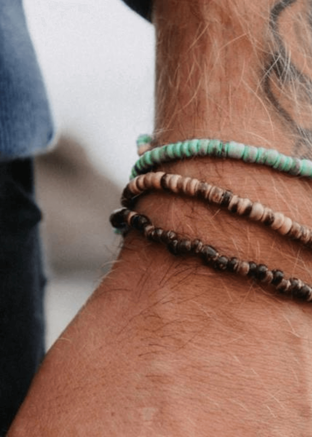 Coconut Beach Wooden Bracelet - Junkbox Apparel