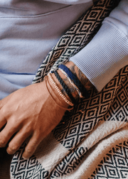 Mari Navy Bracelet Set - Junkbox Apparel