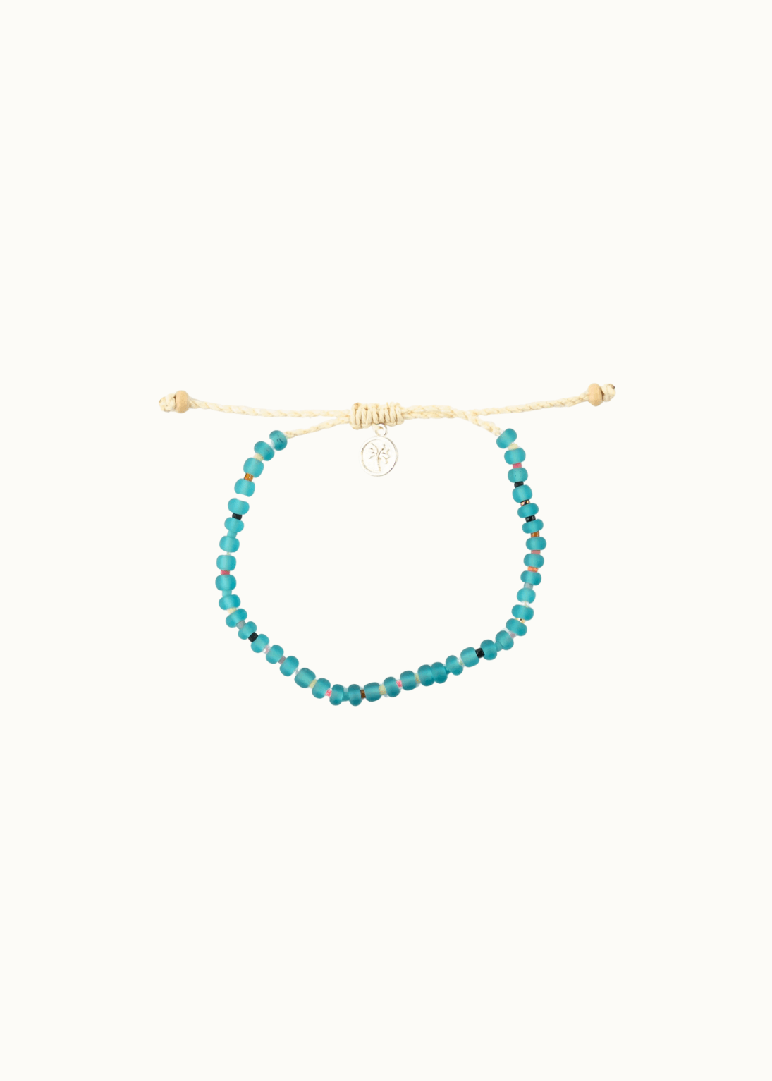 Masceti Turquoise Glass Beaded Bracelet - Junkbox Apparel