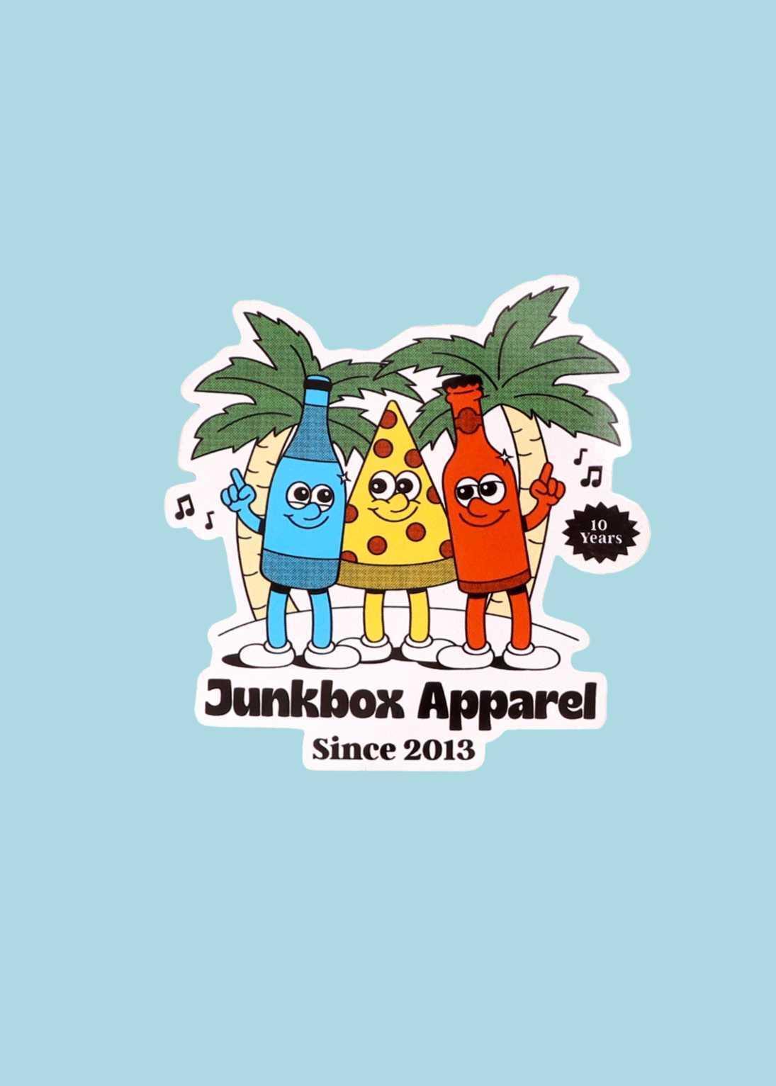 pizza-party-glossy-sticker-junkbox-apparel-1 - Junkbox Apparel
