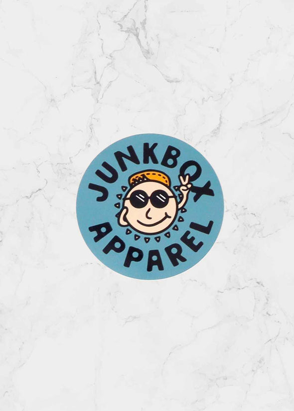 junkbox smiley glossy sticker
