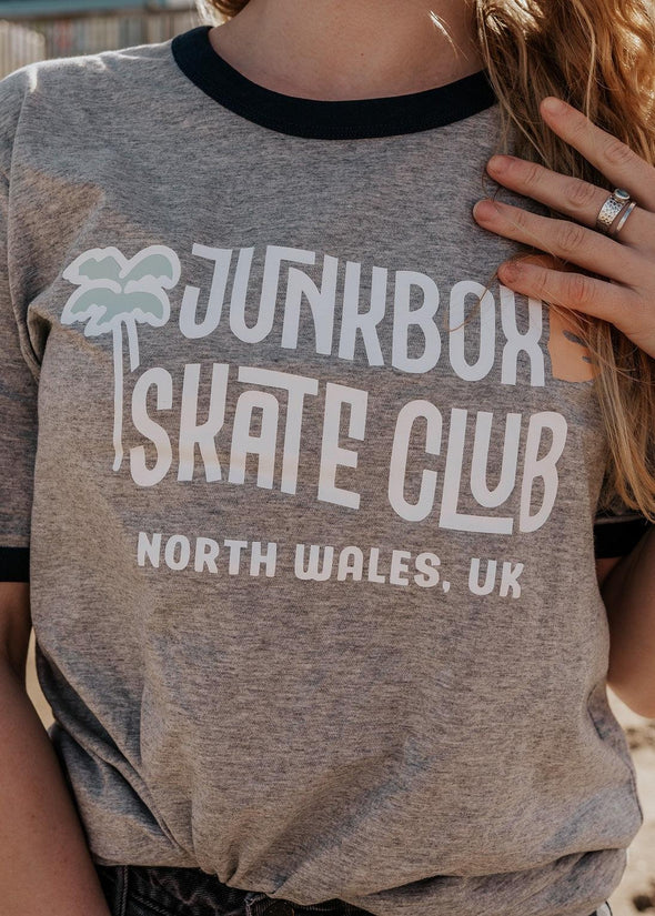Junkbox skate club ringer tee