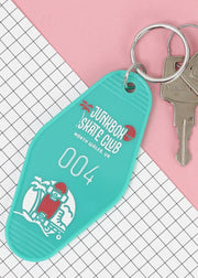 Junkbox beachy skate club motel key fob