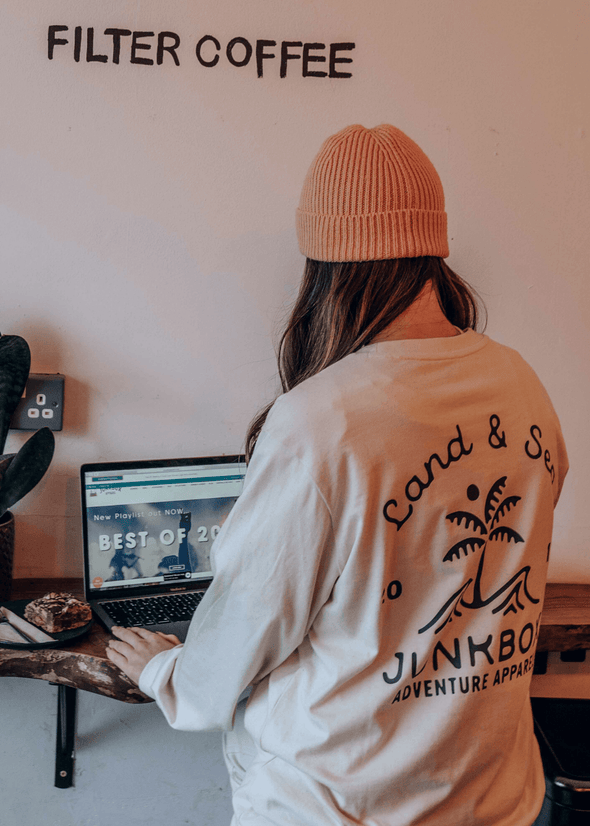 junkbox natural organic long sleeve tshirt