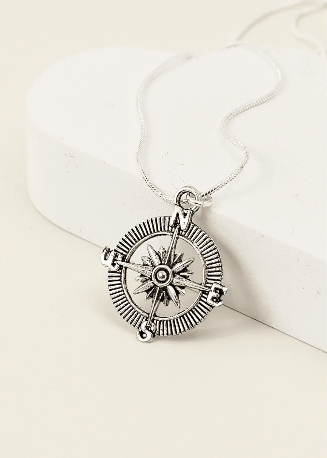 compass-tibetan-silver-necklace-junkbox-apparel-1 - Junkbox Apparel