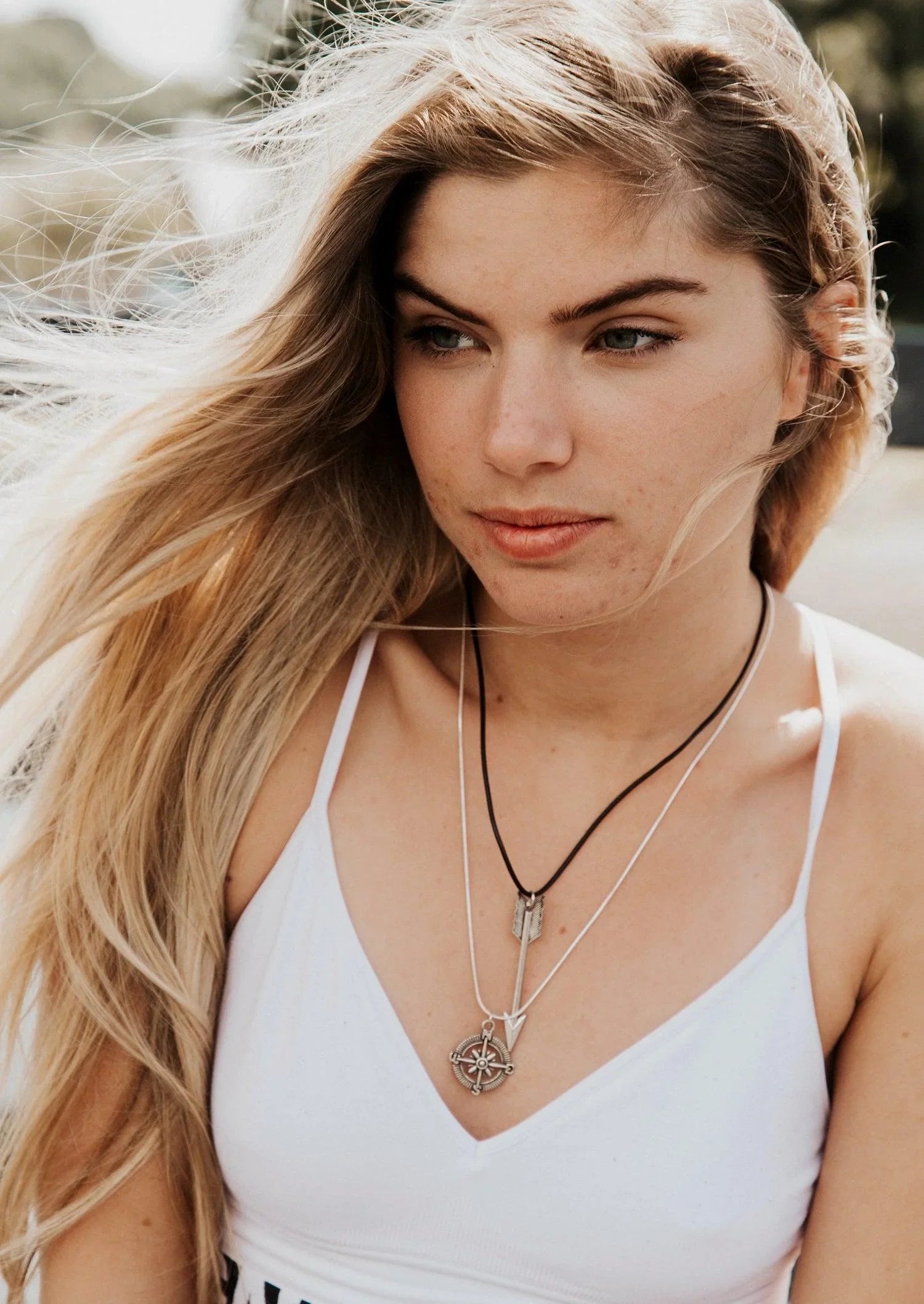 compass-tibetan-silver-necklace-junkbox-apparel-5 - Junkbox Apparel