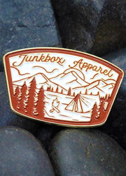 The explorers enamel pin