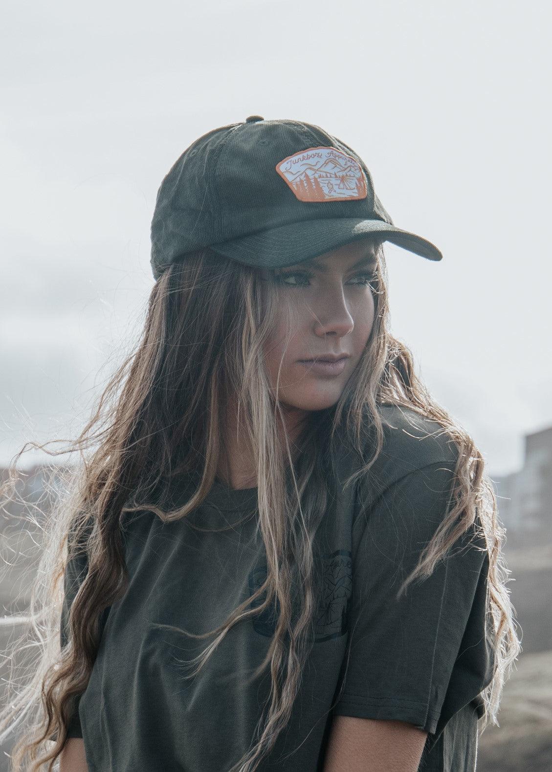 explorers-green-cord-baseball-cap-junkbox-apparel-4 - Junkbox Apparel